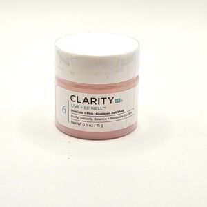 CLARITY RX Live + Be Well Probiotic Pink Himalayan SALT MASK  0.5oz
